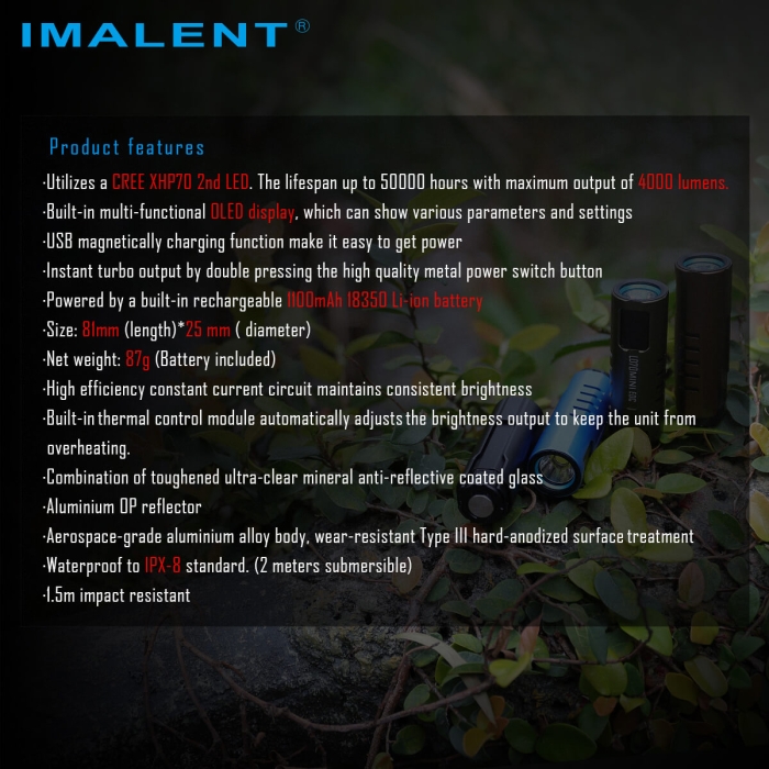 IMALENT LD70